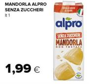 Offerta per Alpro - Mandorla Senza Zuccheri  a 1,99€ in Tigre