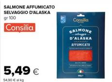 Offerta per Consilia - Salmone Affumicato Selvaggio D'Alaska  a 5,49€ in Tigre