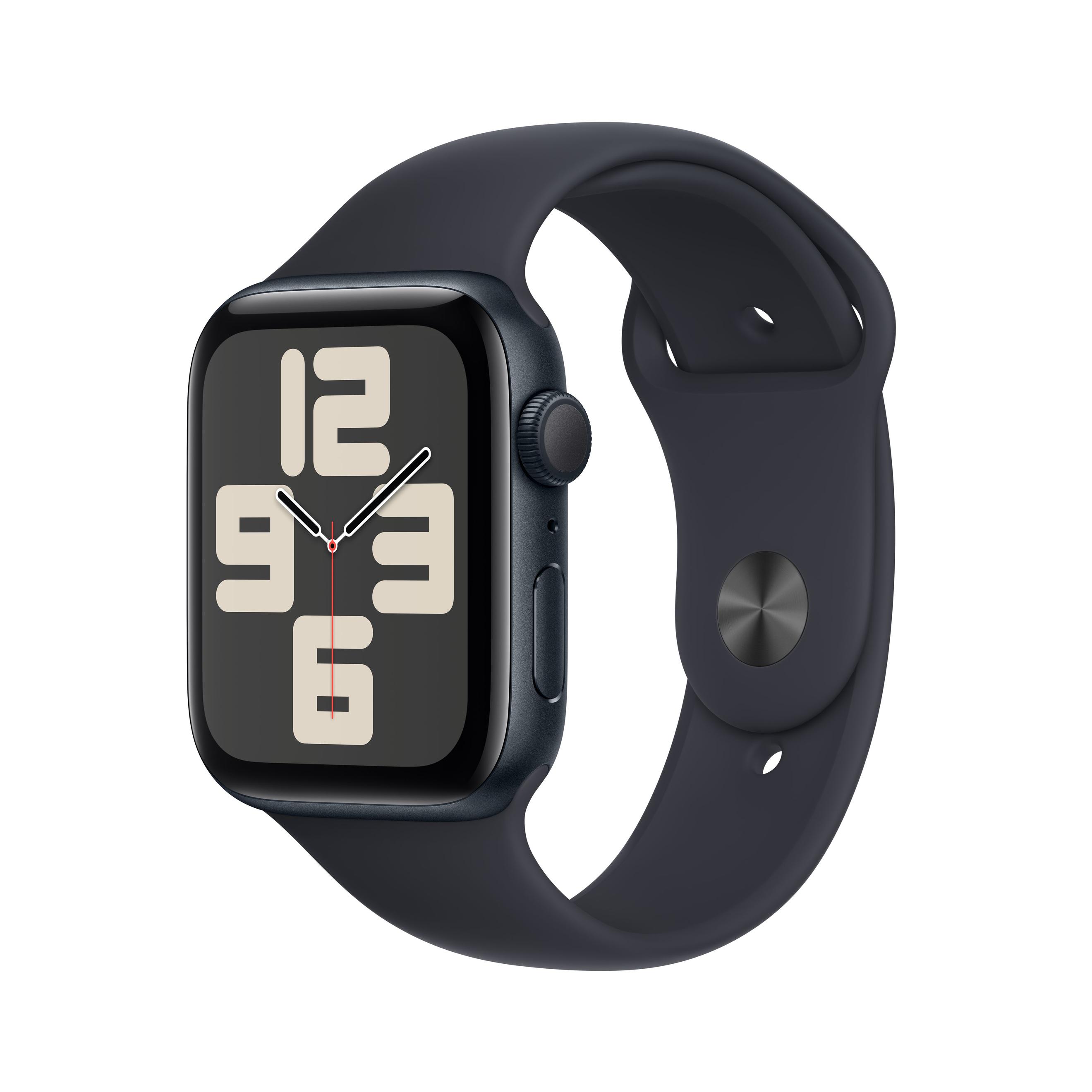 Offerta per Apple - Watch SE OLED 44 mm Digitale 368 x 448 Pixel Touch screen Nero Wi-Fi GPS (satellitare) a 269€ in Unieuro