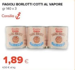 Offerta per Consilia - Fagioli Borlotti Cotti Al Vapore  a 1,89€ in Tigre