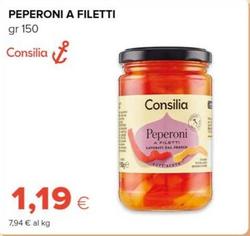 Offerta per Consilia - Peperoni A Filetti  a 1,19€ in Tigre