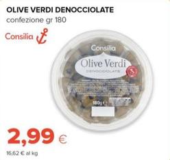 Offerta per Consilia - Olive Verdi Denocciolate  a 2,99€ in Tigre