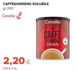 Offerta per Consilia - Caffè&Ginseng Solubile  a 2,2€ in Tigre
