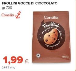 Offerta per Consilia - Frollini Gocce di Cioccolato  a 1,99€ in Tigre