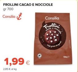 Offerta per Consilia - Frollini Cacao e Nocciole  a 1,99€ in Tigre