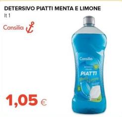 Offerta per Consilia - Detersivo Piatti Menta E Limone  a 1,05€ in Tigre