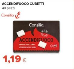 Offerta per Consilia - Accendifuoco Cubetti  a 1,19€ in Tigre