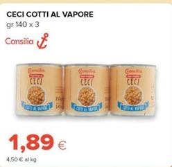 Offerta per Consilia - Ceci Cotti Al Vapore  a 1,89€ in Oasi