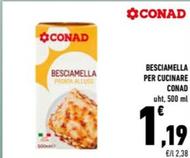 Offerta per Conad - Besciamella Per Cucinare a 1,19€ in Conad