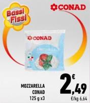 Offerta per Conad - Mozzarella a 2,49€ in Conad City