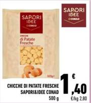 Offerta per Sapori&Idee Conad - Chicche Di Patate Fresche a 1,4€ in Conad City