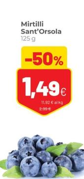 Offerta per Sant'orsola - Mirtilli a 1,49€ in Coop