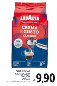 Offerta per Lavazza - Caffè In Grani Crema E Gusto Classico a 9,9€ in Spazio Conad