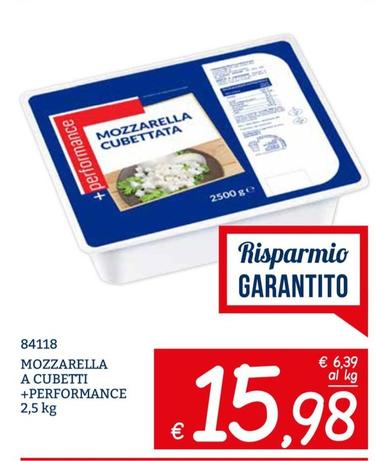 Offerta per Mozzarella A Cubetti+Performance a 15,98€ in ZONA