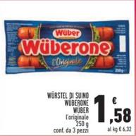 Offerta per Wuber - Würstel Di Suino Wüberone a 1,58€ in Conad