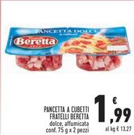 Offerta per Beretta - Pancetta A Cubetti Fratelli  a 1,99€ in Conad