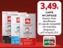 Offerta per Illy - Caffè In Capsule a 3,49€ in Basko