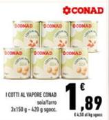 Offerta per Conad - I Cotti Al Vapore a 1,89€ in Conad