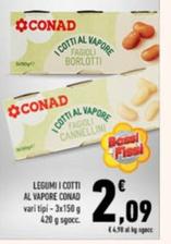 Offerta per Conad - Legumi I Cotti Al Vapore a 2,09€ in Conad