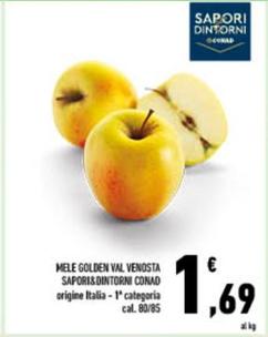 Offerta per Conad - Mele Golden Val Venosta Sapori& Dintorni  a 1,69€ in Conad City