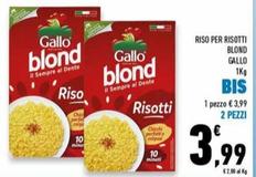Offerta per Gallo - Riso Per Risotti Blond a 3,99€ in Conad Superstore