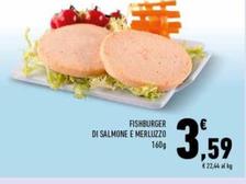 Offerta per Fishburger Di Salmone E Merluzzo  a 3,59€ in Conad Superstore
