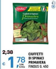 Offerta per Findus - Ciuffetti Di Spinaci Primavera a 1,78€ in A&O