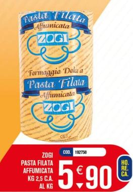 Offerta per Zogi - Pasta Filata Affumicata a 5,9€ in Adhoc