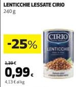 Offerta per Cirio - Lenticchie Lessate a 0,99€ in Ipercoop
