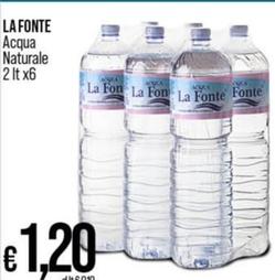 Offerta per La Fonte - Acqua Naturale a 1,2€ in Coop