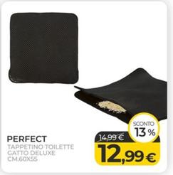 Offerta per Perfect - Tappetino Toilette Gatto Deluxe 60x55 a 12,99€ in Arcaplanet