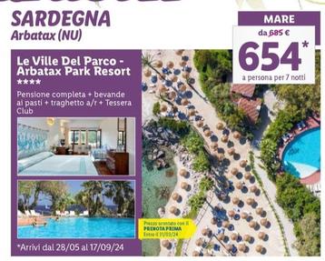 Offerta per Le Ville Del Parco-Arbatax Park Resort  a 654€ in Lidl