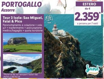 Offerta per Tour 3 Isole: Sao Miguel, Faial & Pico a 2359€ in Lidl