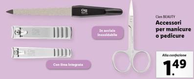 Offerta per Cien Beauty - Accessori Per Manicure O Pedicure a 1,49€ in Lidl
