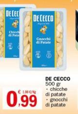 Offerta per De Cecco - Chicche Di Patate a 0,99€ in Crai