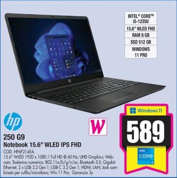 Offerta per Hp - Notebook 15.6" Wled Ips Fhd a 5,89€ in Wellcome