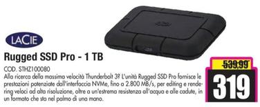 Offerta per Lacie - Rugged SSD Pro - 1 TB a 319€ in Wellcome
