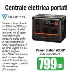 Offerta per Bluetti Centrale Elettrica Portatile Espandibile a 799,99€ in Wellcome
