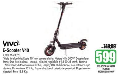 Offerta per Vivo - E-scooter V40 a 599€ in Wellcome