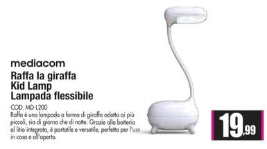 Offerta per Mediacom - Raffa La Giraffa Kid Lamp Lampada Flessibile a 19,99€ in Wellcome