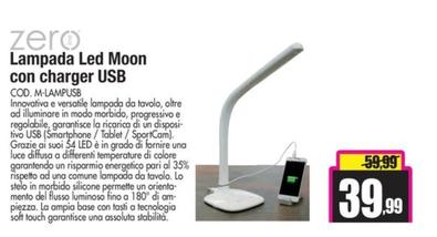 Offerta per Lampada Led Moon Con Charger Usb a 39,99€ in Wellcome