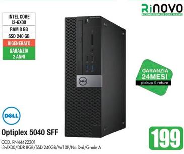 Offerta per Dell - Optiplex 5040 Sff a 199€ in Wellcome