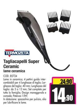 Offerta per Termozeta - Tagliacapelli Super Ceramic a 14,9€ in Wellcome