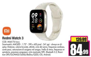 Offerta per Xiaomi - Redmi Watch 3 a 84,99€ in Wellcome
