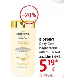 Offerta per Biopoint - Body Care Bagnocrema a 5,19€ in dm