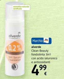 Offerta per Alverde - Clean Beauty Fondotinta 3in1 a 4,99€ in dm