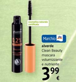 Offerta per Alverde - Clean Beauty Mascara a 3,99€ in dm