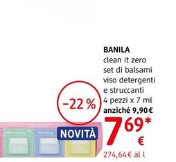 Offerta per Banila - Set Di 4 Balsami Detergenti a 7,69€ in dm