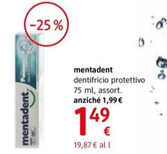 Offerta per Mentadent - Dentifricio a 1,49€ in dm