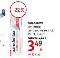 Offerta per Parodontax - Dentifricio a 3,49€ in dm